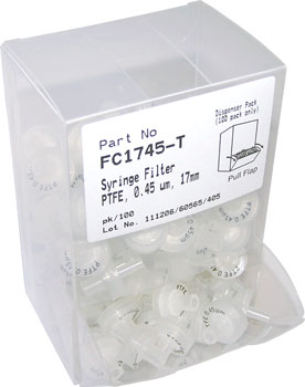 Syringe Filter, Cellulose Acetate, 0.45um, 17mm (p/100)